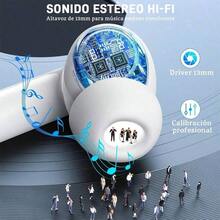 Bluetooth Headphones Fast Charging Case Ergonomic In-Ear Design One-Step Pairing Long Playtime Waterproof For Running Hiking Yoga Travel Work Compatible With IOS & Android - View 9