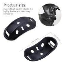 10Pcs Versatile  At Elmet Cin Strap Pad Soft Rubr Padding  Enanced Comt Plastics Protective Cin Pad  Bike Football Elme Skateboard Wrestling Eadgear - As Pic - View 2