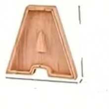 1 chiếc ống tiết kiệm hình chữ cái bằng gỗ, hũ đựng tiền xu hình chữ cái đầu tiên, quà tặng độc đáo cho sinh nhật, Giáng sinh, ngày lễ. - Nhiều màu - Xem 5