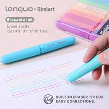 9/45 Colors Erasable Gel Pen Set - Assorted Multicolor Gel Pens (0.6mm), Ballpoint Pens, Highlighters, Suitable For Vibrant Color Writing, Sketching, Smooth Writing, Applicable For Drawing, Highlighting, Student Notes, Handbook Making, Office Use - Multicolor - View 6