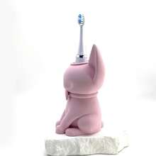 1pc Unisex Cat Couples Essential Original Cute Cat Design Electric Toothbrush Holder PLA Material Toothpaste & Toothbrush Storage Rack No Drilling Required Gift For Friends & Couples - Multicolor - View 7