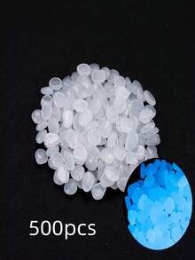 1000pcs Glow In The Dark Pebbles, Luminous Stones For Garden, Walkway, Indoor Plants, Park And Aquarium Decoration - Combination - View 15