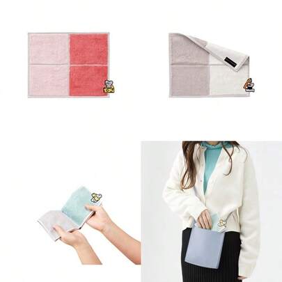 [MOTTERU／モッテル] ねずみのANDY ポケスクタオル ポケスクハンカチ ハンカチ レディース メンズ ギフト タオル スポーツ