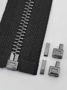 5pcs Metal Zipper Pulls, Suitable For Clothing & Jackets, High Quality Smooth Zippers, Can Be Used For Repair And Color Matching, Multiple Colors Available - Multicolor - View 6