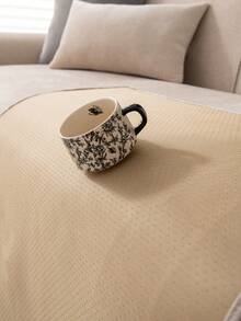1 chiếc vỏ gối sofa dệt jacquard giả lông thú, phong cách tối giản sang trọng, chống trượt, chống bụi, chống trầy xước, bảo vệ sofa, phù hợp cho phòng ngủ, phòng khách và phòng học, sử dụng được quanh năm. - Màu be - Xem 9