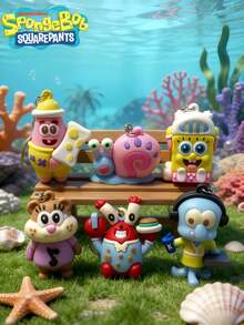 SpongeBob SquarePants Chaveiro DIY Criativo do SquarePants, Estilo e Cor Aleatórios, Material de Borracha Macia, Decoração para Casa, Pingente Fofo para Bolsa de Casal, Chaveiro de Borracha Macia para Bolsa de Casal, Melhor Decoração para Festas de Fim de Ano, Presente para Amigos, Acessórios DIY, Decorações, Lembrancinhas de Festa, Melhor Decoração para Festas de Fim de Ano, Presente para Amigos, Imagem Apenas para Referência, o Produto Real Pode Variar. - aleatório - Ver 4