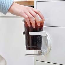 Giá đỡ cốc gấp gọn, không cần khoan, giá đựng cốc cà phê/trà gấp gọn, giá đựng cốc nước để cạnh giường, giá treo tường chất lượng cao. - Nhiều màu - Xem 5