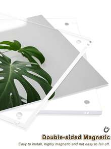 Khung ảnh acrylic trong suốt 7 inch, giá đỡ ảnh để bàn tối giản, thích hợp trưng bày ảnh cưới, bưu thiếp, ảnh tốt nghiệp và ảnh thường ngày, món quà lý tưởng. - Khung ảnh - Xem 8