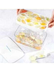 SANRIO 1 khay làm đá bằng silicon có mùi thơm kèm nắp, hình hoạt hình dễ thương, hiệu quả làm đá tốt, thích hợp để làm đá tại nhà. - Nhiều màu - Xem 7