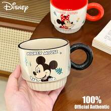 Disney 迪士尼官方米奇老鼠纪念马克杯 2026 新款陶瓷杯，家用咖啡杯，牛奶杯，情侣杯 - 彩色 - 查看 5