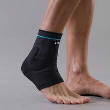 VBOSI 1 Peça Tornozeleira 3D Tricotada com Almofadas de Gel Dupla Face e Tecido Respirável - Suporte Flexível para Corrida, Basquete e Esportes de Academia - Multicolorido - Visão 17