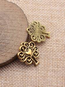 10pcs 23x20mm Hollow Out Heart Tree Pendant Pendant For DIY Jewelry Making Necklace Keychain Phone Chain Bracelet Making Accessories Handmade Craft Making Findings - Love Tree - View 6