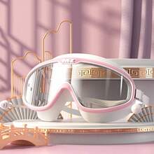 Large Frame Swimming Goggles With Waterproof And Anti-Fog Function, High Definition Large Frame Adult & Student Swimming Goggles, Adult Professional Diving Mask - A - View 12