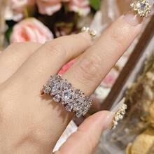 Women Jewelry Sets - Ring 0247: Dazzling Luxury Open Ring - View 7