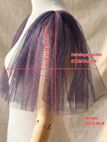 2pcs Elegant Shiny Women Shawl, Suitable For Dresses, Formal Events And Parties, Fashion Capelet - Multicolor - View 14
