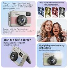 Kamera Digital Mini Retro CCD Baru, Piksel Definisi Tinggi, Perekaman Foto dan Video, Tanpa Selfie, Hadiah Sempurna untuk Keluarga, Guru, dan Orang Tersayang - View 4