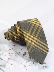 1 pieza Corbata de hombre de moda casual con diseño de rayas minimalista, cómoda y versátil para uso diario, ir al trabajo, fiestas y combinar - Multicolor - Ver 12