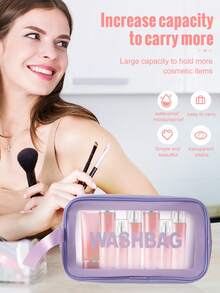 Bộ dụng cụ trang điểm 33 món bao gồm: Bộ 25 cọ trang điểm + 1 bông mút trang điểm + 1 bông phấn phủ dạng cushion + 1 bông phấn phủ hình tam giác + 1 bông phấn phủ mini dạng cushion + 2 dụng cụ vệ sinh cọ trang điểm + 1 miếng bọt biển rửa mặt + 1 túi đựng mỹ phẩm và đồ dùng cá nhân đa năng có khóa kéo chống thấm nước - Màu Lilac Tím - Xem 9