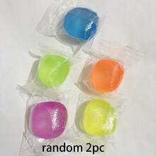 1 pieza Caramelo de malta suave y masticable de color aleatorio, juguete de estrés para apretar, herramienta de alivio de presión para fortalecer los músculos, relajación diaria portátil para la ansiedad, adecuado para la oficina, viajes y reuniones, regalo de cumpleaños ideal - Multicolor aleatorio - Ver 10