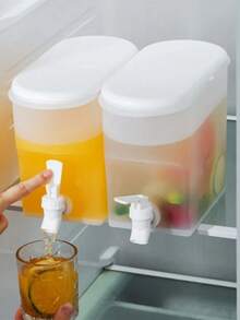 3.5L Beverage Dispenser With Key, High Temperature Resistant, Cold Drink Bucket, Juice Dispenser, Pitcher For Restaurant, Large Storage Containers - 查看 5