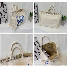 Women Tote Bags - 乾枯玫瑰色 - 查看 4