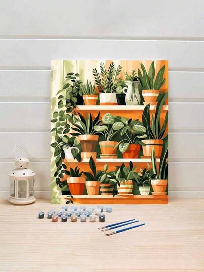 40*50cm Unframed DIY Digital Oil Painting Kit: Illuminate Creative Life, Paint A Colorful World. DIY Digital Oil Painting, Start Your Art Journey. It Is The Perfect Blend Of Creativity And Fun, An Excellent Choice For Interaction, Couple Sharing, And Personal Relaxation.