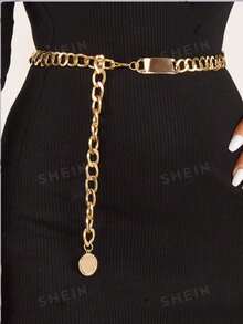 时尚百搭的金色腰链配饰 - 金色 - 查看 4