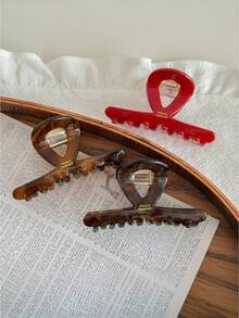 New Arrival Half Ponytail Half Bun Small Hair Claw Clip, High Quality Hair Claw - Multicolor - View 3