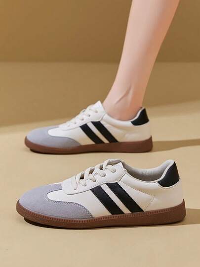 女士复古德式运动鞋 | 软底休闲运动鞋 | 灵感源自经典复古运动鞋 | 适合日常穿着、校园风和周末外出