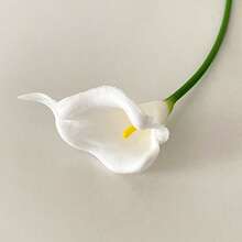 6 Stück/2 Stück/1 Stück lebensechter PU Calla Lilien Strauß, Hochzeits-Brautstrauß, Party Heim Dekoration Fotografie Requisite, Künstliche Blume - Verschiedenfarbig - Übersicht 8