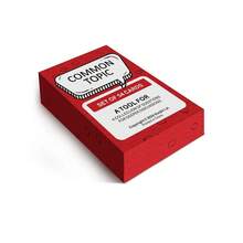 HEART BRIDGE 1盒“心桥”对话卡牌游戏，桌面游戏，家庭聚会破冰互动游戏，促进更深层次的交流，适合家庭聚会，万圣节/感恩节/圣诞节礼物 | 54张卡牌 - 紅色 - 查看 7