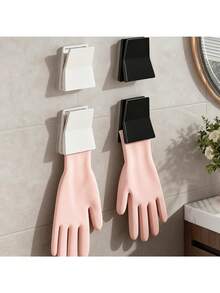 Giá đựng găng tay nhà bếp, móc treo găng tay rửa chén, giá đỡ găng tay cao su gia dụng có kẹp giẻ, găng tay treo - Nhiều màu - Xem 2