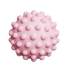 1pc TPR Textured Fascia Ball, Solid Muscle Relaxation 3 Colors Yoga Ball For Shoulder, Neck Massage - Multicolor - View 5