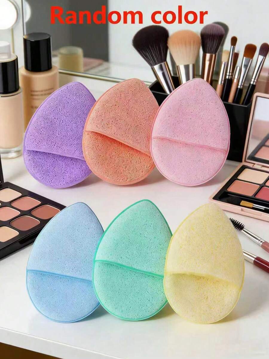 1/4/8 Pieces Of Deep Cleaning Exfoliating Sponge, Water Droplet Glove Style Face Wash Foam, Finger Cots, Glove Style, Reusable, Removes Blackheads And Deep Cleaning Dirt, Suitable For Beauty And Skincare, Cleansing Sponge, Cleansing Tools, Personal Care. - Multicolor - View 1