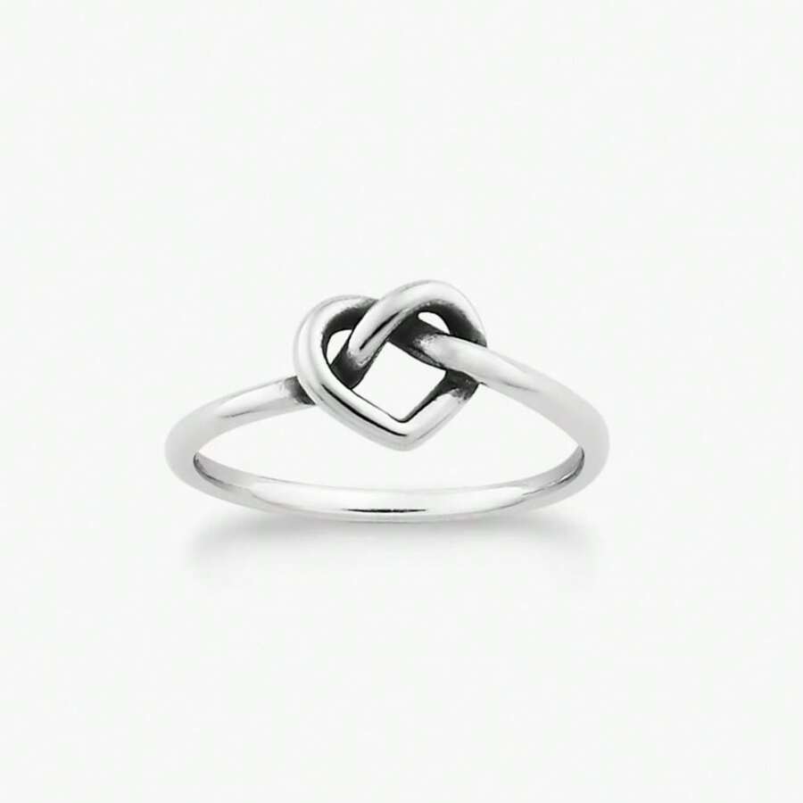 925 Silver Love Knot Ring For Women - Silver - View 1