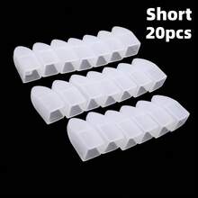 Easy Nail 10/20/50-Piece Cuticle Nipper Protective Sleeves – Transparent PVC Soft Rubber Caps For Beauty Pliers, Nail Tool Protection Caps - Multicolor - View 12