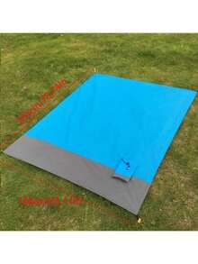 1pc Ultimate Waterproof Beach Mat With Drawstring Pocket, Super Portable, Durable, Quickly Foldable Picnic Blanket, Suitable For Outdoor Camping, Family Friendly, Waterproof, Easy To Clean - A - View 4
