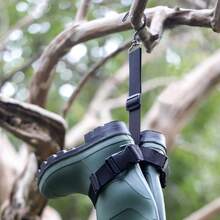 钓鱼涉水靴挂绳可调节晾衣绳晾鞋架靴子晾干水鞋架 - 彩色 - 查看 9