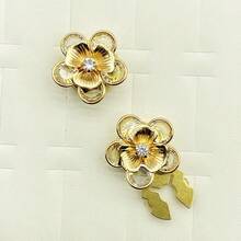 1pc Shirt Button Cover, Fashion Crystal Turtle Shaped Sleeve Button, Shirt Accessory - Red - View 11