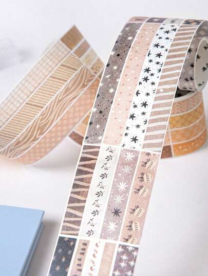 1 Cuộn băng dính Washi chủ đề mùa xuân, băng dính trang trí thủ công DIY dùng cho sổ lưu niệm