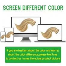 LORIEN Clip in Hair Extensions Real Human Hair Clip in 100% Brazilian Remy Human Hair Extensions 8pcs Per Set with 18 Clips Double Weft 18 Inch 100g 16/22 Light Blonde to Golden Blonde - 16/22 Rubio claro con reflejos rubio dorado - Ver 6