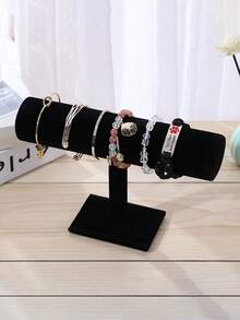 1 Giá Trưng Bày Vòng Tay 3 Tầng - Hộp Sắp Xếp Trang Sức, Giá Giữ Vòng Tay Bằng Nhung Màu Be Có Thanh Chữ T Tháo Rời, Kệ Lưu Trữ Trang Sức Cho Vòng Tay, Dây Chuyền, Hoa Tai, Nhẫn, Món Quà Độc Đáo Cho Phụ Nữ, Mẹ, Hộp Trang Sức - Nhiều màu - Xem 16