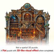 1 bộ ghép hình bằng gỗ hình hiệu sách phong cách Gothic Revival, đồ chơi ghép hình bằng gỗ hình động vật bất đối xứng, quà tặng trò chơi độc đáo cho bữa tiệc, tranh ghép hình trang trí, tranh ghép hình ma thuật để bàn, tranh ghép hình giáo dục đặc sắc cho trẻ em, quà tặng ngày lễ, tranh ghép hình bằng gỗ cho người lớn, quà tặng tựu trường, quà tặng Ngày của Mẹ, quà sinh nhật - Nhiều màu - Xem 7