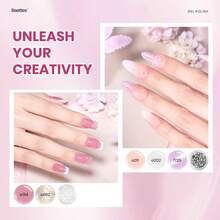 Beetles 20 Colors Cat Eye Gel Nail Polish Set - Glitter Red Green Blue Brown Black, Magnetic Base & Matte Glossy Top Coat, Galaxy Gemlight Soak Off UV Manicure Salon Gift For Women - 20種顏色 Glowy Grace - 查看 4
