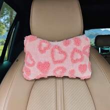 1pc Car Neck Pillow, Plush Particle Filled, Suitable For All Seasons, Women Car Interior Decor - one-size - View 15