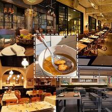 大号不锈钢漏勺，适用于炒菜和火锅 - 彩色 - 查看 5