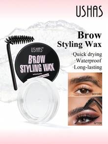 USHAS眉毛定型啫喱（含眉刷），持久防水防汗透明眉胶 - 無色 - 查看 9