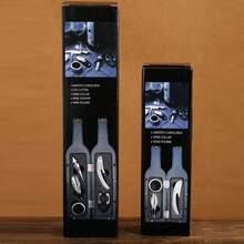 1pc Creative 5-In-1 Red Wine Bottle Opener Set, High-End Wine Opener Tool, Father's Day Gift Set, Gift For Boyfriend/Father/Husband - Multicolor - View 7