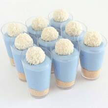 10/20pcs 100ml Transparent Mousse Cups, Dessert Cups, Ice Cream Cups, Pudding Cups, Suitable For Parties, Weddings, Catering, Mini Dessert Appetizer Cups, Can Be Used To Hold Ice Cream, Pudding And Food, Kitchen Supplies. (30/40/50/60pcs) - Multiple Colors/random Styles - View 2