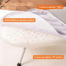 Funda para minitabla de planchar con almohadilla de algodón engrosada, tamaño estándar, resistente a altas temperaturas, impermeable y a prueba de polvo, adecuada para planchar y otros usos (colores: varios colores disponibles). - A - Ver 3